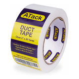 Atack Ducount Tape Clear Cotton Textile, 2-inches X 30 Yards