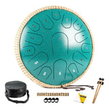 Steel Tongue Drum De 33cm Y 15 Notas, Incluye Bolso - 01