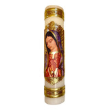 Our Lady Of Guadalupe Bust Candle Cirio De La Virgen De...