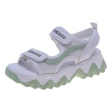 Zapatos Sandalias Deportivas Suela Gruesa Casual Playa Mujer