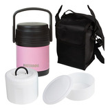 Lunchera Vianda Termica Waterdog + Bolso 1200 Ac Inox