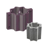 Moldes Para Maceta De Concreto, Yeso, Cemento -n37 12cm