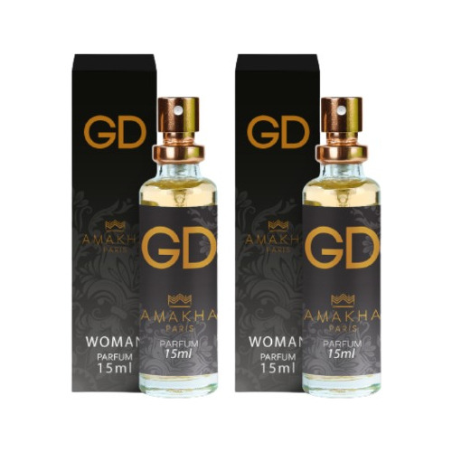 Kit 2 Perfumes 15ml Feminino Amakha Paris Gd - Promoção