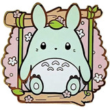 Pin Broche Metálico Mi Vecino Totoro Columpio Ghibli Anime