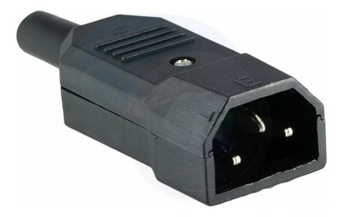 Ficha Conector C 14 10 A.para Ups/pc / Cpu  Macho      