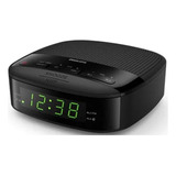 Rádio Relógio Despertador Philips Fm Alarme Duplo