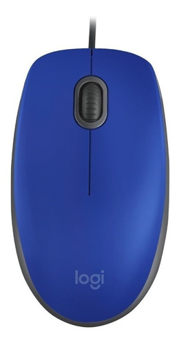 Mouse Logitech M110 Silent Silencioso Usb Pc O Notebook Azul