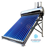 Termotanque Solar De 300 L Acero Inox Con Kit Electrico Tk-8
