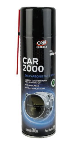 Descarbonizante Spray Car2000 Limpa Carburadores 300 Ml