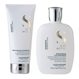 Shampoo 250ml Y Acondicionador 200ml  Diamond Alfaparf