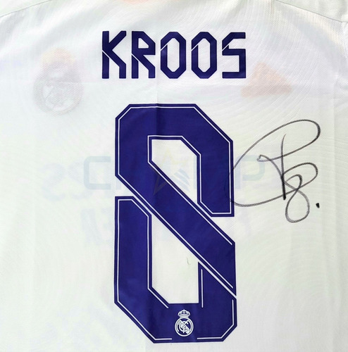 Jersey Autografiado Toni Kroos Real Madrid 2021-22 Local