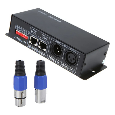 Controlador Led Rgb Dmx 12v-24v 3 Canales Para Tiras | Envío gratis