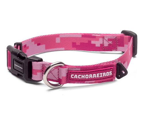 Cachorreiros Collar Camuflaje Rosa Talla M