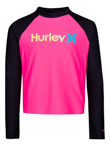 Hurley Camisa Protectora De Manga Larga Para Niña