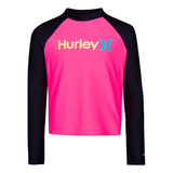 Hurley Camisa Protectora De Manga Larga Para Niña