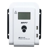 Controlador De Carga Solar Mppt 20a Com Display Lcd Pv Solar