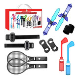 Switch Sports Accessories Bundle,hacksya Family Accessories.