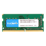 Memoria Ram Gamer Color Verde  8gb 1 Tecmiyo 8g1rpc4-25600s-g0