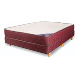 Sommier Colchon 2 Dos Plazas Espuma Alta Densidad 190x130