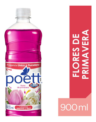 Limpiador Multiusos Líquido Poett Flores De Primavera 900ml