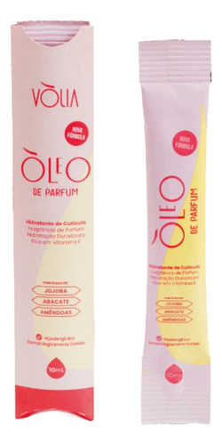 Sachê Refil Óleo De Parfum Volia 10ml Hidratante Cutícula