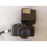 Conjunto Câmera Fotográfica Asahi Pentax 110 Reflex 