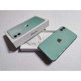 Celular iPhone 11 Usado, Con Caja, Auriculares Y Cargador 