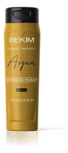 Crema De Peinar Argan 4 Oils X250g Cabello Seco Brillo Bekim