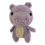 Amigurumi Tejido Hipopotamo Crochet Otaku Muñeco Peluche Beb