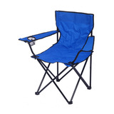 Silla De Exterior Plegable Camping Playa Silla Portátil Azul
