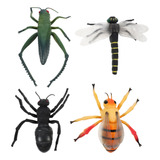 Modelo Animal De Simulación De Insecto, 4 Piezas