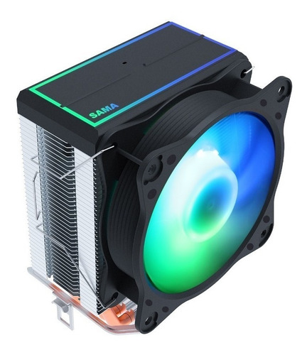 Enfriador De Aire Sama Cpu Ka450 Negro Rgb 4 Tubos De Cobre