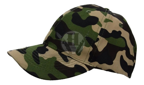 Gorra Visera Para Chicos Camuflada Woodland Selva Gabardina