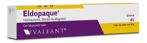 Crema Eldopaque Valeant Hidroquinona Silicato Magnesio 30gr