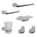 Set Accesorios Baño Fv Kit 6 Piezas Epuyen Cromo 179.06/l2