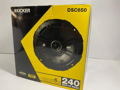 2 Pares Bocinas Coaxiales Kicker Dsc6504  240w 6.5 