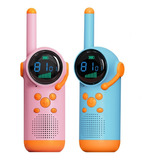 Radios Walkie-talkie Usb Recargables Para Niños, Regalo, 2 U