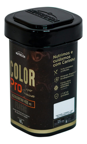 Ração Nutricon Color Pro Astaxantina Super Premium 12g