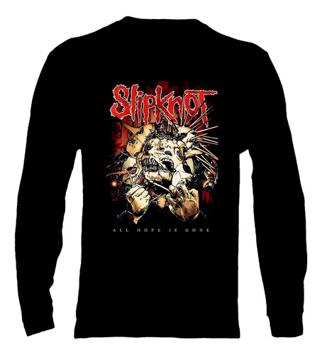 Polera Manga Larga Slipknot - Ver 14 - All Hope Is Gone