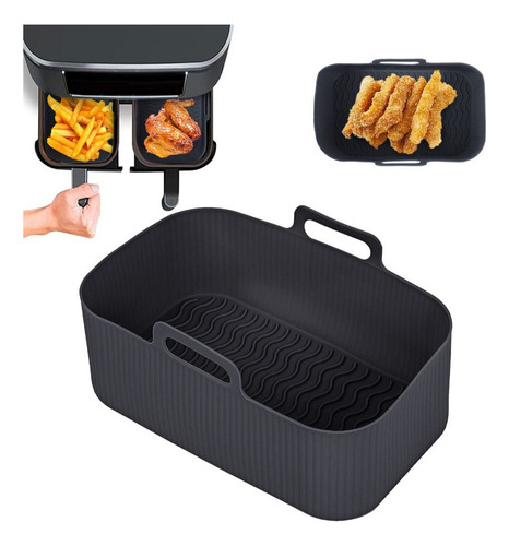 Sartén De Silicona Para Calentar Ollas Air Fryer Linerstray