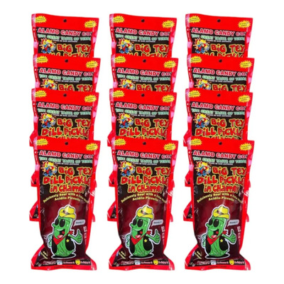 Pepinillo Chamoy Pickle Big Tex Dill Pickle Alamocandy 12 Pz | Meses sin interés