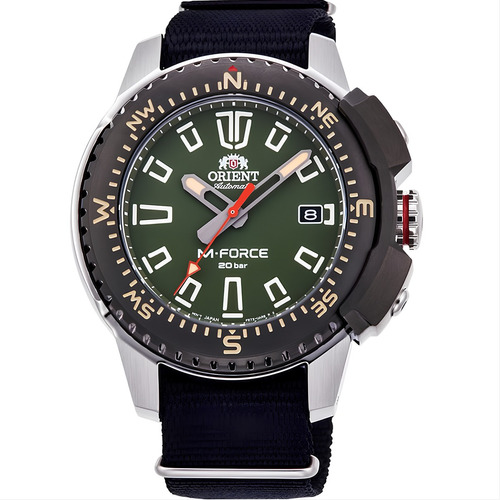 Relógio Orient Masculino Automático M-force  Ra-ac0n03e10b