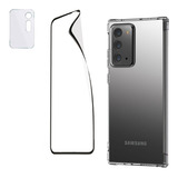 Carcasa Samsung Note 20 + Lamina Hidrogel + Glass Camara