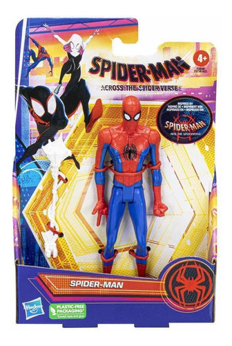 Spiderman Peter Parker Aranhaverso 15cm - Hasbro Articulado