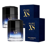 Paquete Paco Rabanne Pure Xs 100ml Caballero Original 2 Pzas