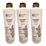 3 Piezas Energetic System 300 Ml Nbc Acondicionador Leave In