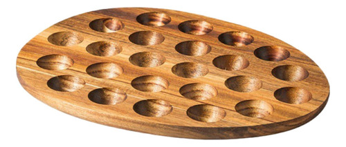 Estante Organizador De Huevos De Madera, Soporte Práctico