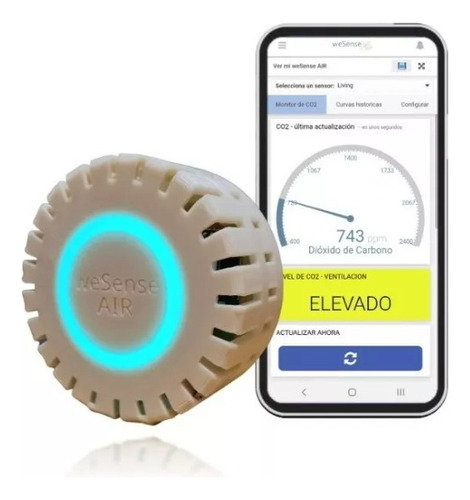 Medidor De Co2 Dioxido De Carbono, Alarma Remota Por Wifi