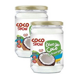 Kit 2 - Óleo De Coco Extra Virgem 500ml Premium - Cocoshow 