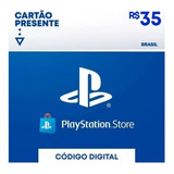 Cartão Playstation Store Brasil R$ 35 Reais - Gift Card
